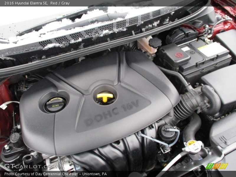 Red / Gray 2016 Hyundai Elantra SE