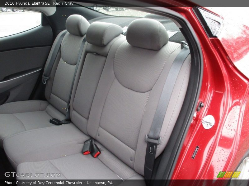 Red / Gray 2016 Hyundai Elantra SE