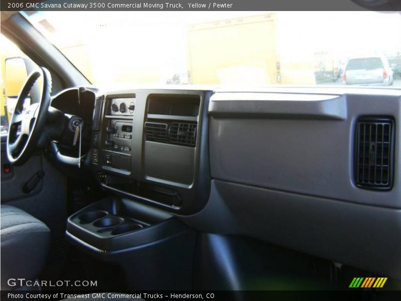 Yellow / Pewter 2006 GMC Savana Cutaway 3500 Commercial Moving Truck