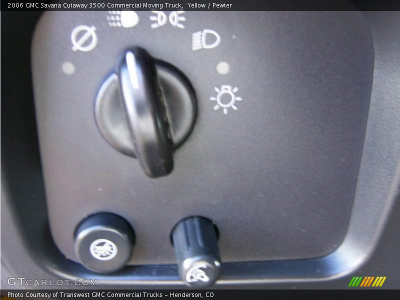 Yellow / Pewter 2006 GMC Savana Cutaway 3500 Commercial Moving Truck