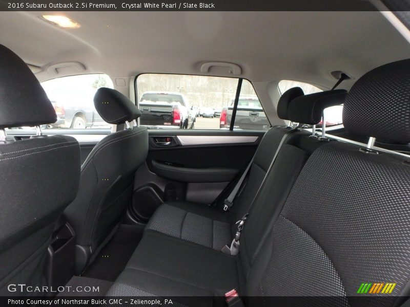 Crystal White Pearl / Slate Black 2016 Subaru Outback 2.5i Premium