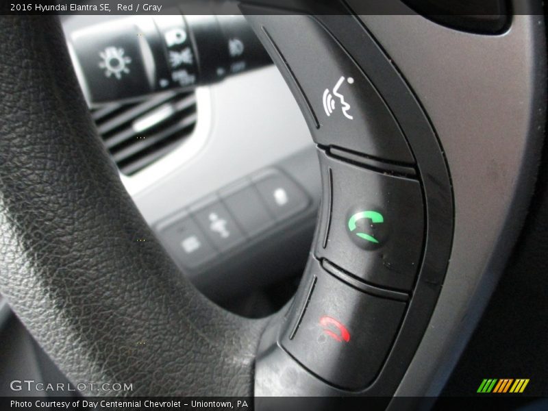 Red / Gray 2016 Hyundai Elantra SE
