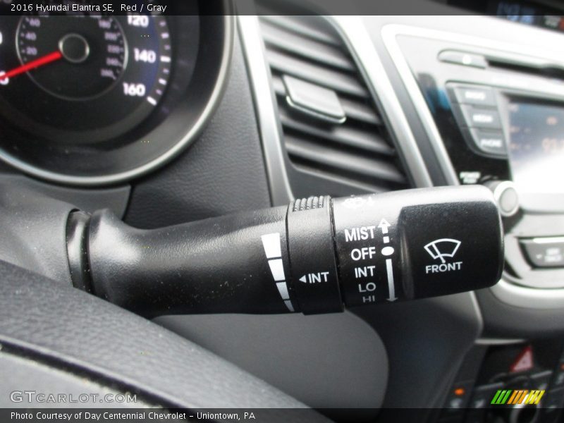 Red / Gray 2016 Hyundai Elantra SE