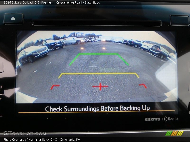 Crystal White Pearl / Slate Black 2016 Subaru Outback 2.5i Premium