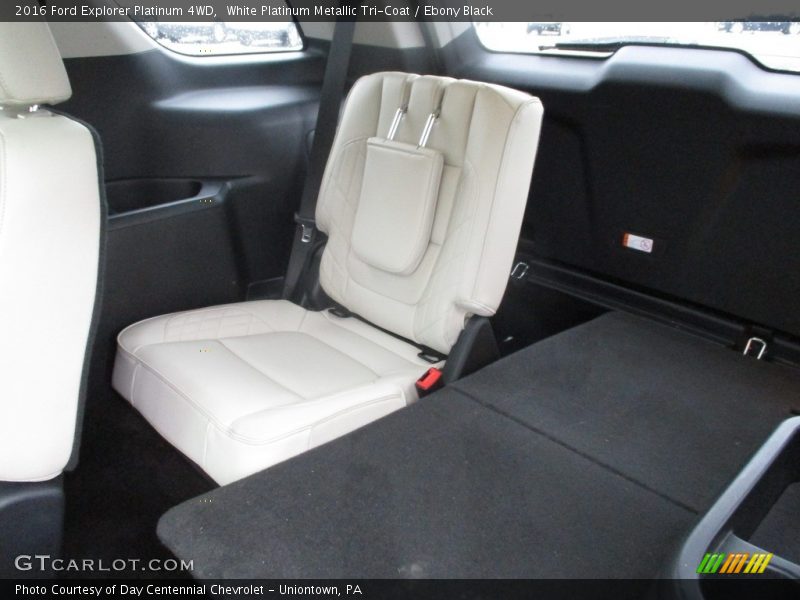 White Platinum Metallic Tri-Coat / Ebony Black 2016 Ford Explorer Platinum 4WD