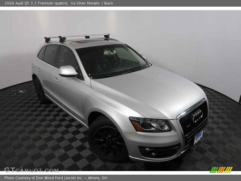 Ice Silver Metallic / Black 2009 Audi Q5 3.2 Premium quattro