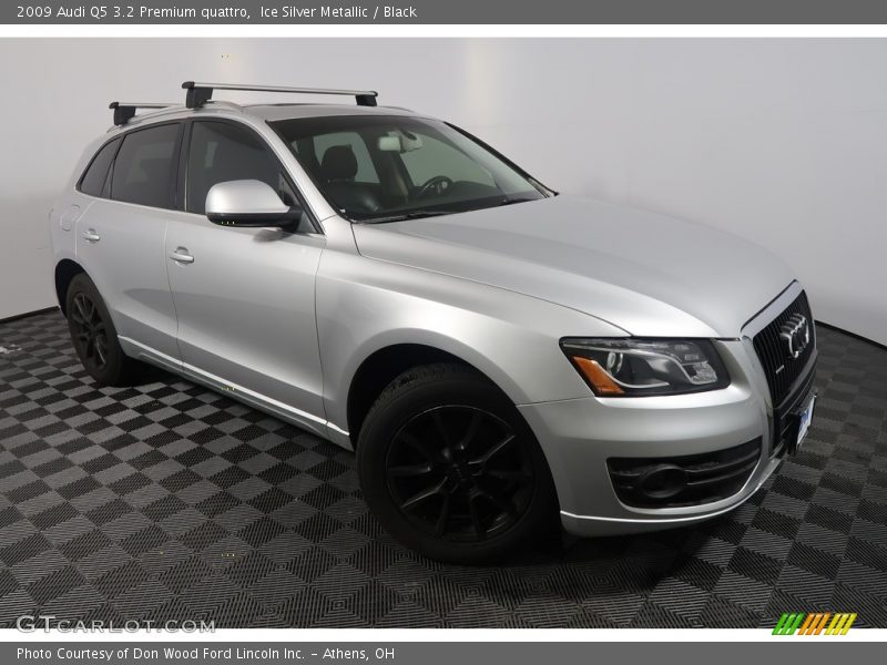 Ice Silver Metallic / Black 2009 Audi Q5 3.2 Premium quattro