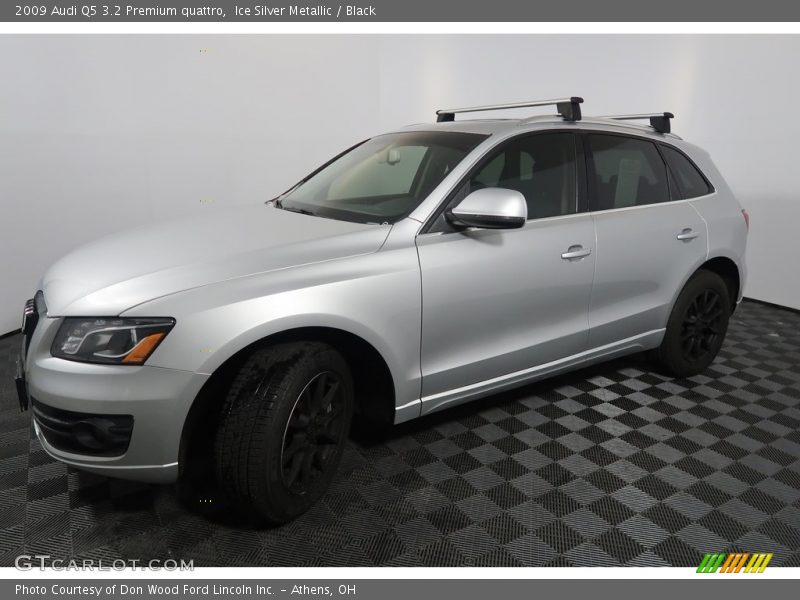 Ice Silver Metallic / Black 2009 Audi Q5 3.2 Premium quattro