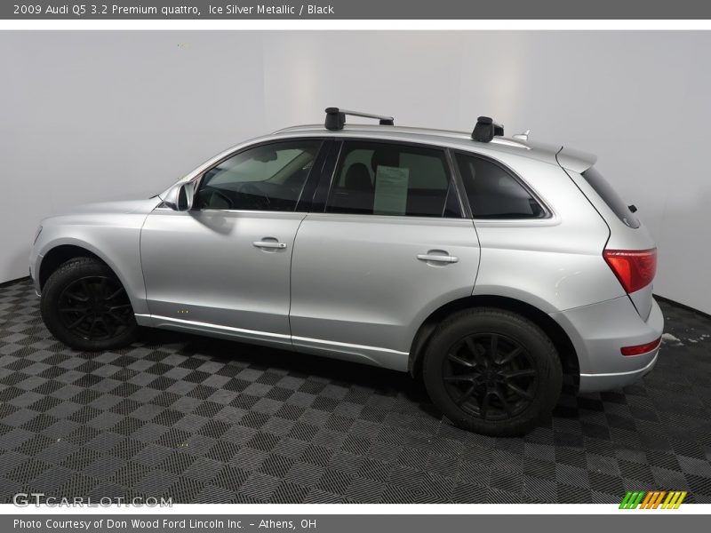 Ice Silver Metallic / Black 2009 Audi Q5 3.2 Premium quattro