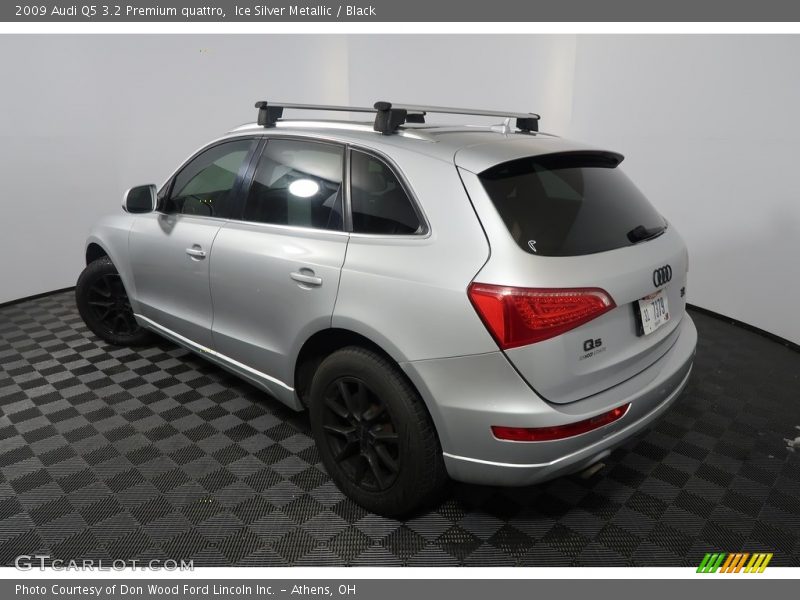 Ice Silver Metallic / Black 2009 Audi Q5 3.2 Premium quattro