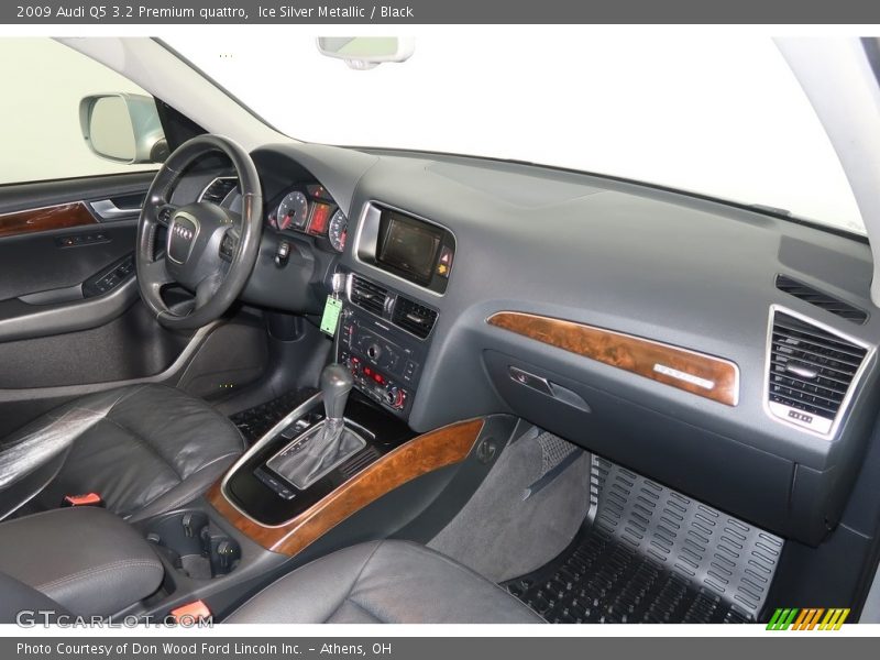 Ice Silver Metallic / Black 2009 Audi Q5 3.2 Premium quattro