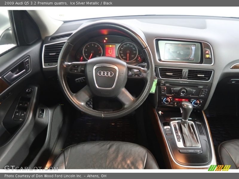 Ice Silver Metallic / Black 2009 Audi Q5 3.2 Premium quattro