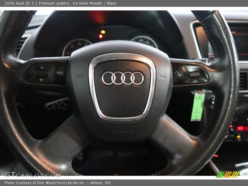 Ice Silver Metallic / Black 2009 Audi Q5 3.2 Premium quattro