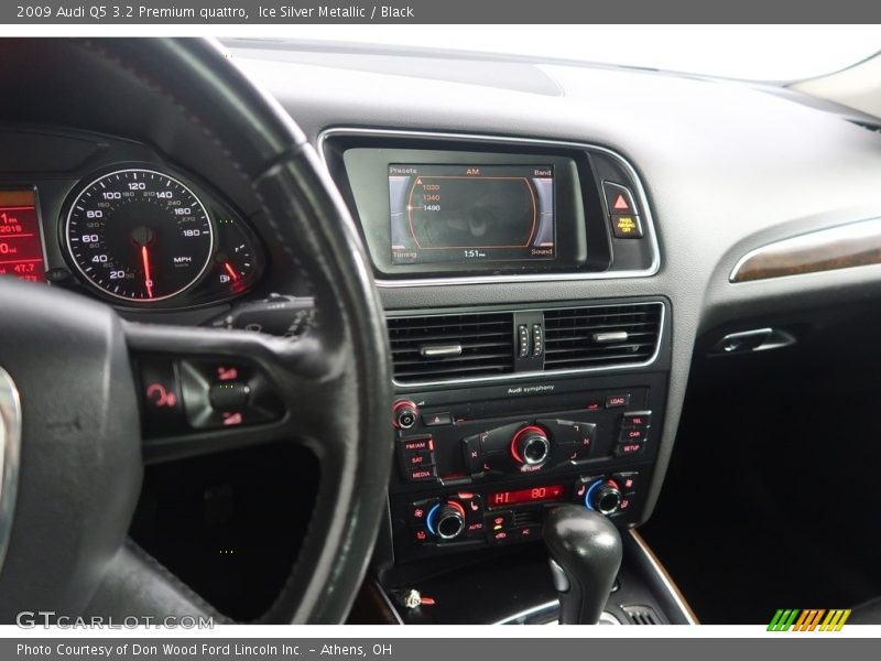 Ice Silver Metallic / Black 2009 Audi Q5 3.2 Premium quattro