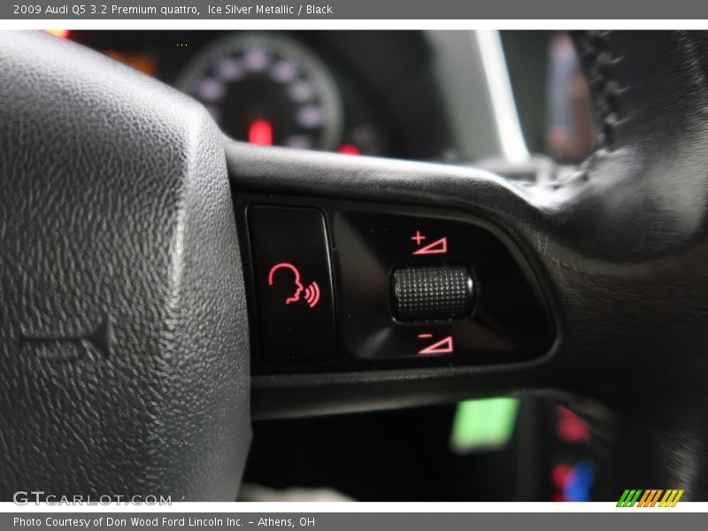 Ice Silver Metallic / Black 2009 Audi Q5 3.2 Premium quattro