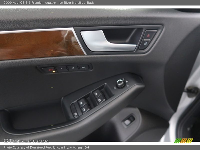 Ice Silver Metallic / Black 2009 Audi Q5 3.2 Premium quattro