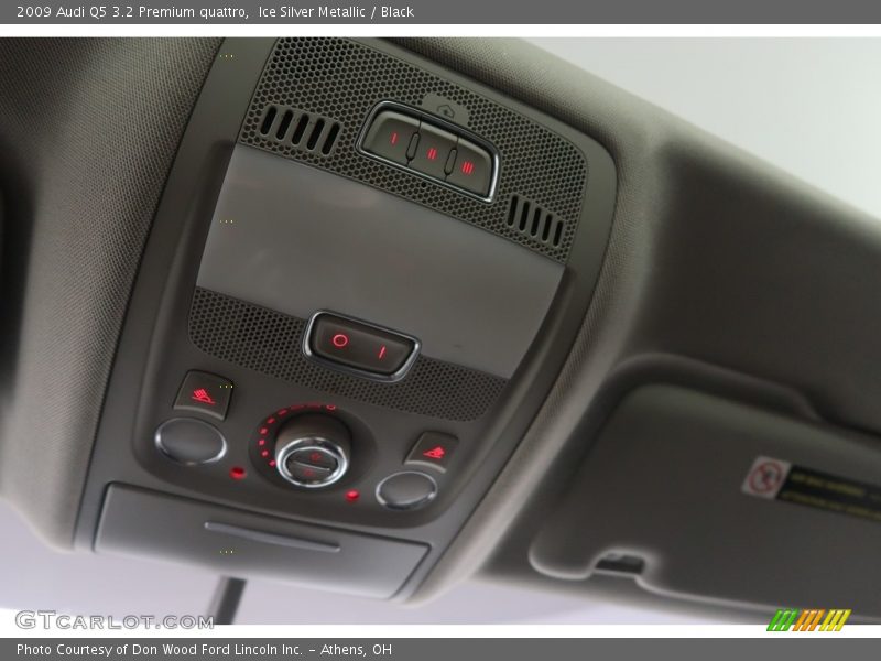 Ice Silver Metallic / Black 2009 Audi Q5 3.2 Premium quattro