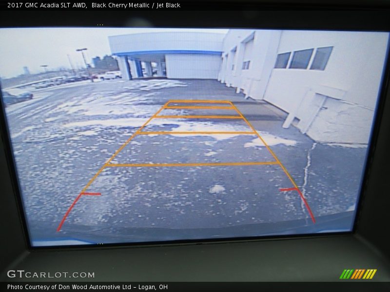 Black Cherry Metallic / Jet Black 2017 GMC Acadia SLT AWD