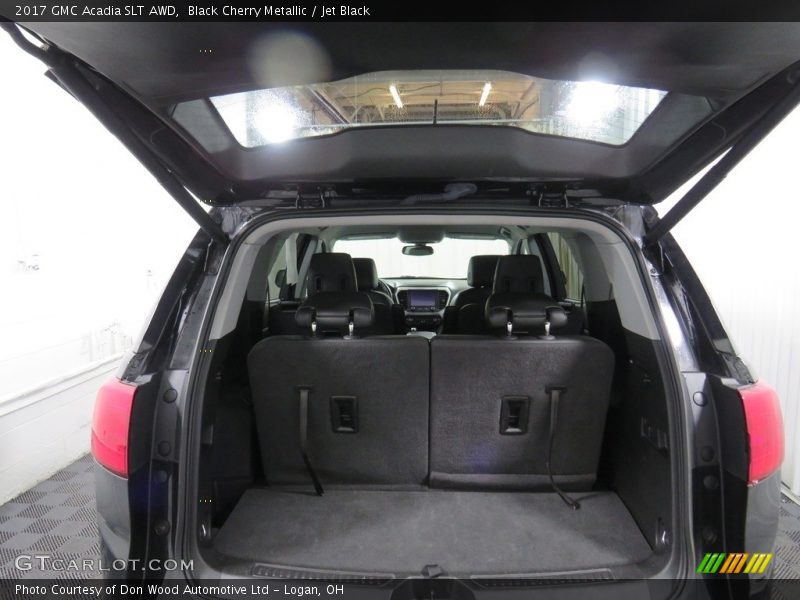 Black Cherry Metallic / Jet Black 2017 GMC Acadia SLT AWD
