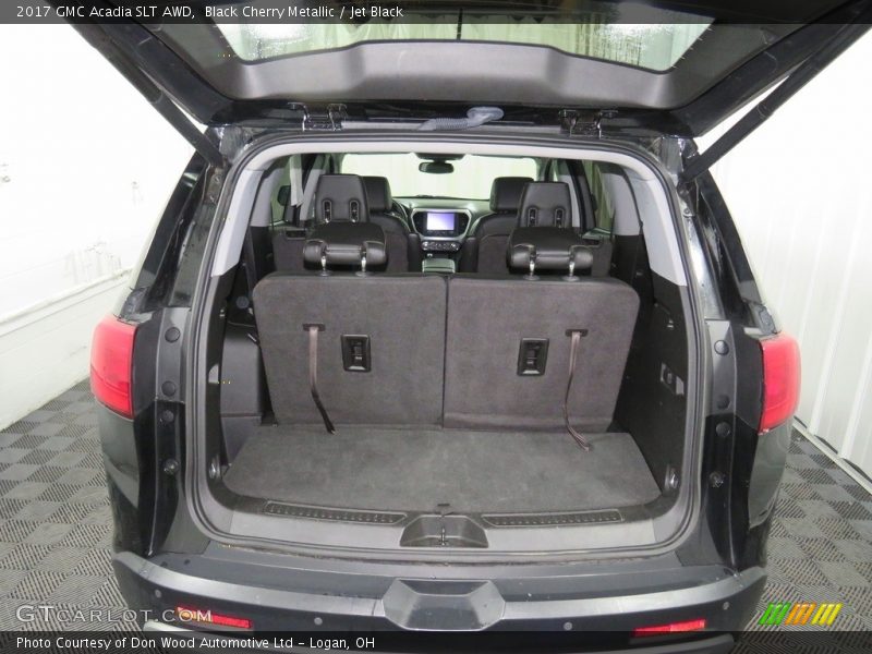 Black Cherry Metallic / Jet Black 2017 GMC Acadia SLT AWD