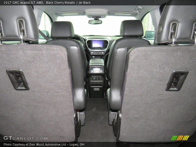 Black Cherry Metallic / Jet Black 2017 GMC Acadia SLT AWD