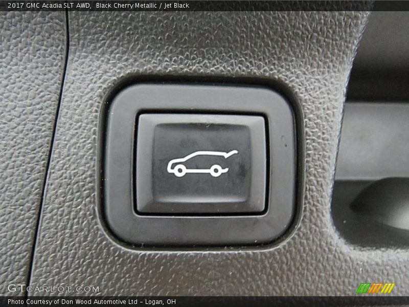 Black Cherry Metallic / Jet Black 2017 GMC Acadia SLT AWD