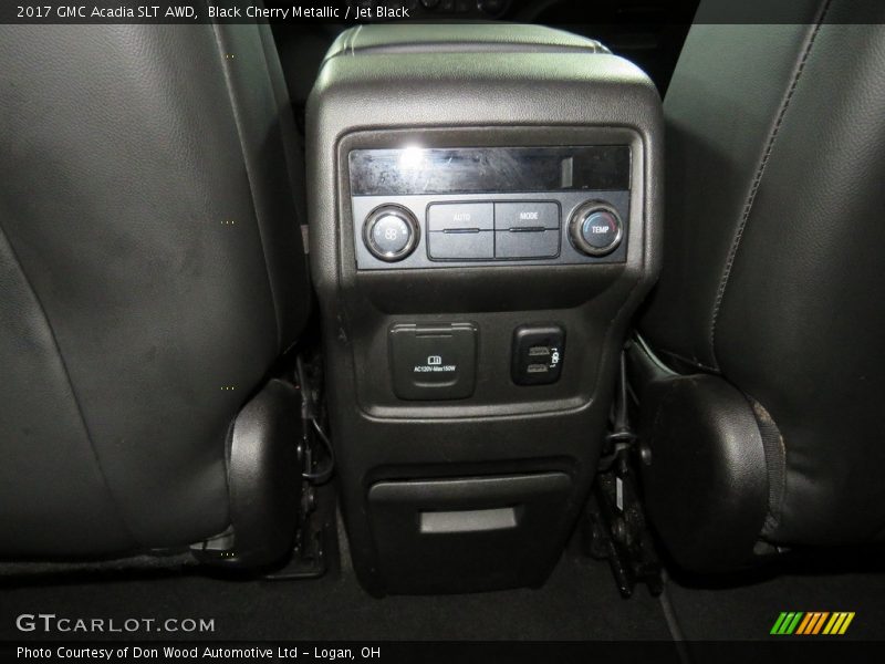 Black Cherry Metallic / Jet Black 2017 GMC Acadia SLT AWD