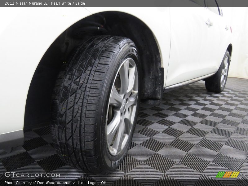 Pearl White / Beige 2012 Nissan Murano LE