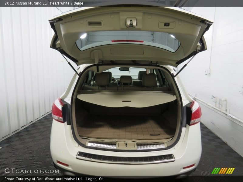 Pearl White / Beige 2012 Nissan Murano LE