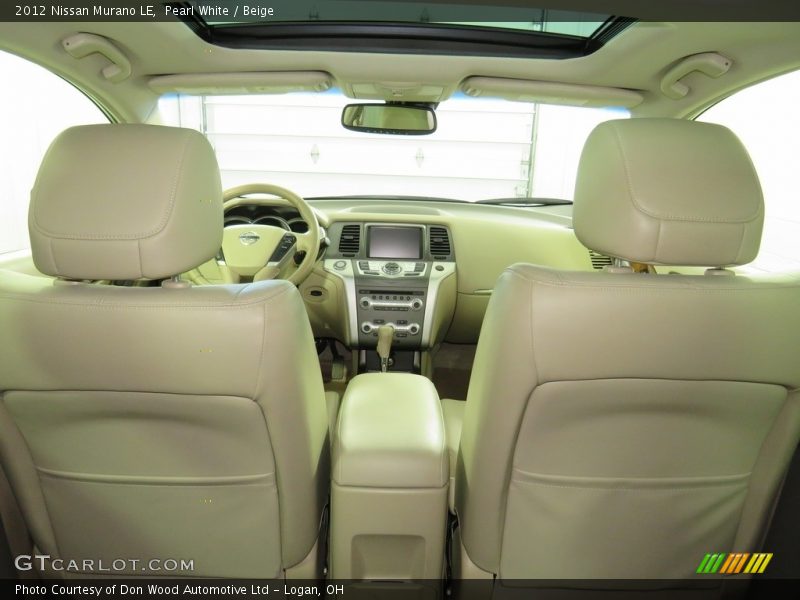 Pearl White / Beige 2012 Nissan Murano LE
