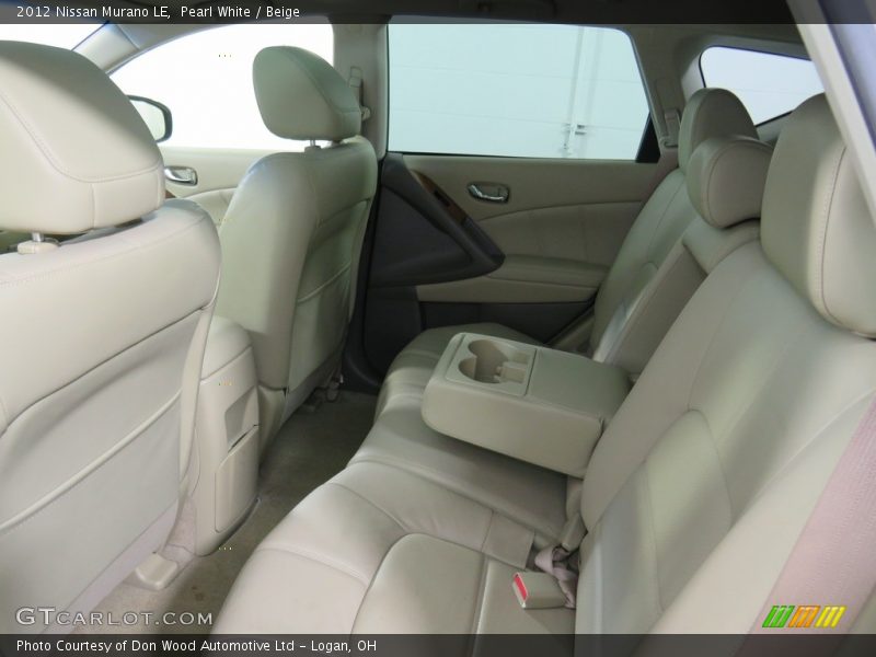 Pearl White / Beige 2012 Nissan Murano LE