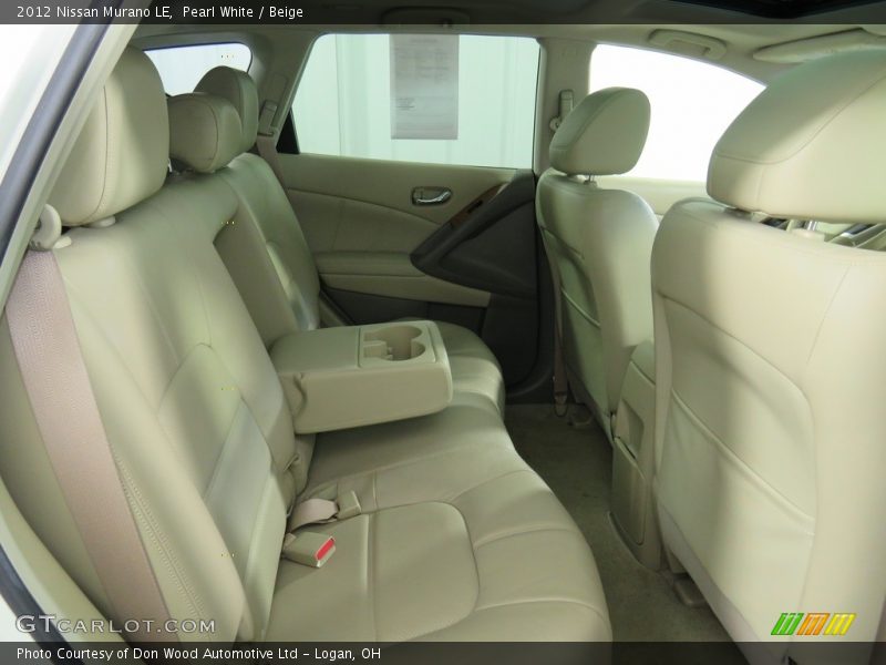 Pearl White / Beige 2012 Nissan Murano LE