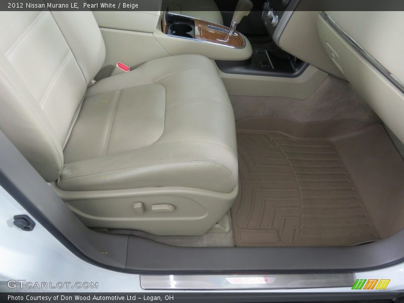 Pearl White / Beige 2012 Nissan Murano LE