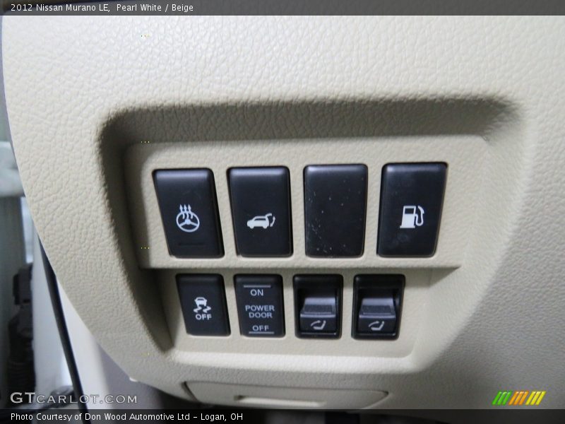 Pearl White / Beige 2012 Nissan Murano LE
