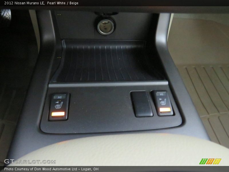 Pearl White / Beige 2012 Nissan Murano LE