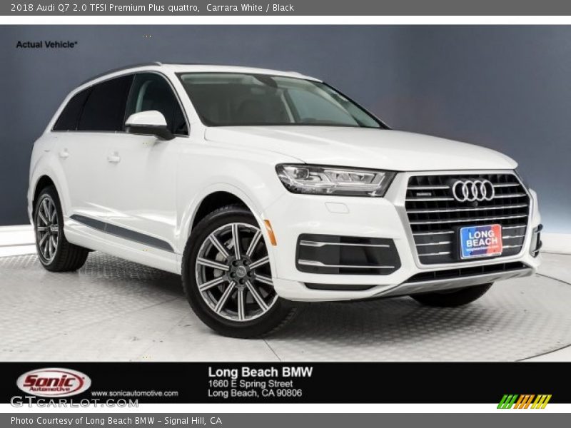 Carrara White / Black 2018 Audi Q7 2.0 TFSI Premium Plus quattro