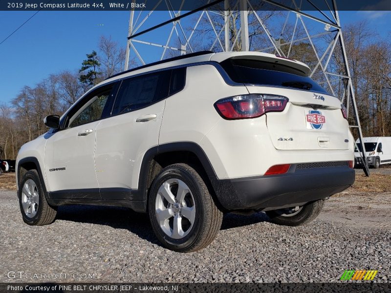 White / Black 2019 Jeep Compass Latitude 4x4