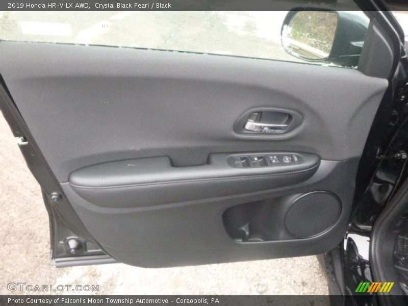 Crystal Black Pearl / Black 2019 Honda HR-V LX AWD