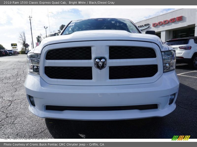 Bright White / Black/Diesel Gray 2019 Ram 1500 Classic Express Quad Cab