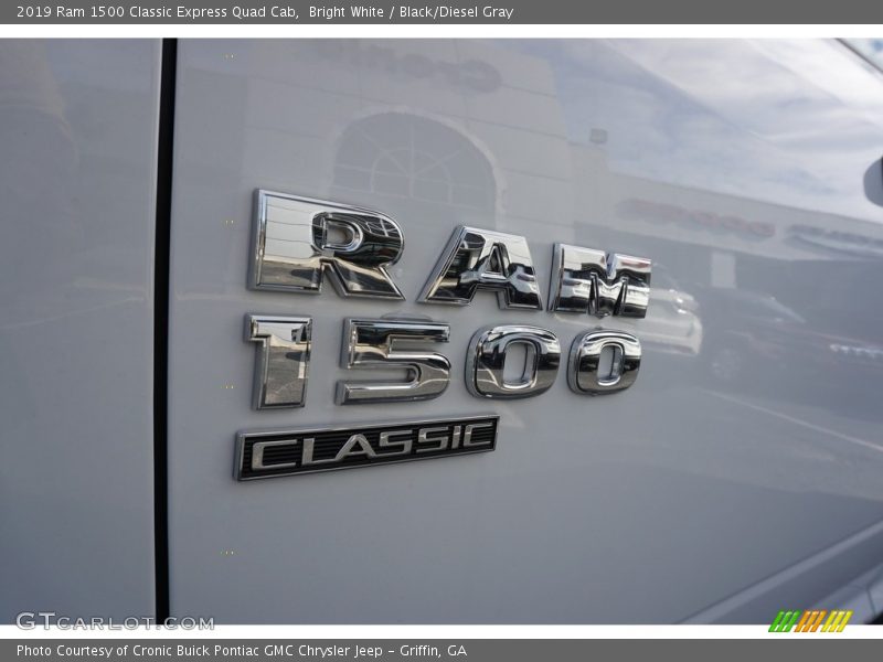 Bright White / Black/Diesel Gray 2019 Ram 1500 Classic Express Quad Cab