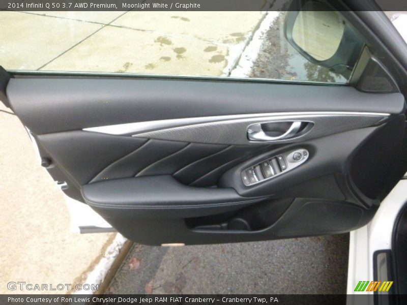 Moonlight White / Graphite 2014 Infiniti Q 50 3.7 AWD Premium