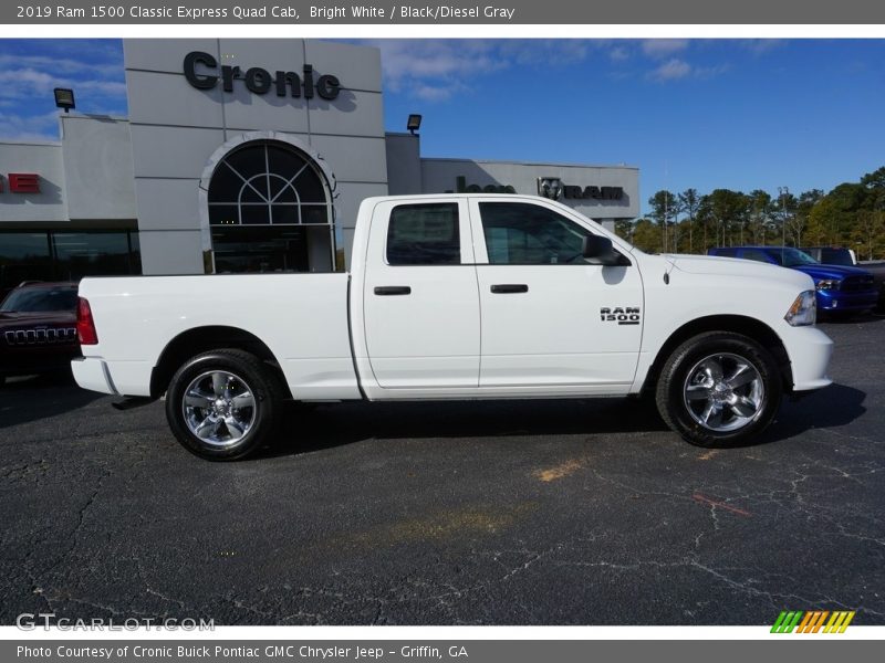 Bright White / Black/Diesel Gray 2019 Ram 1500 Classic Express Quad Cab
