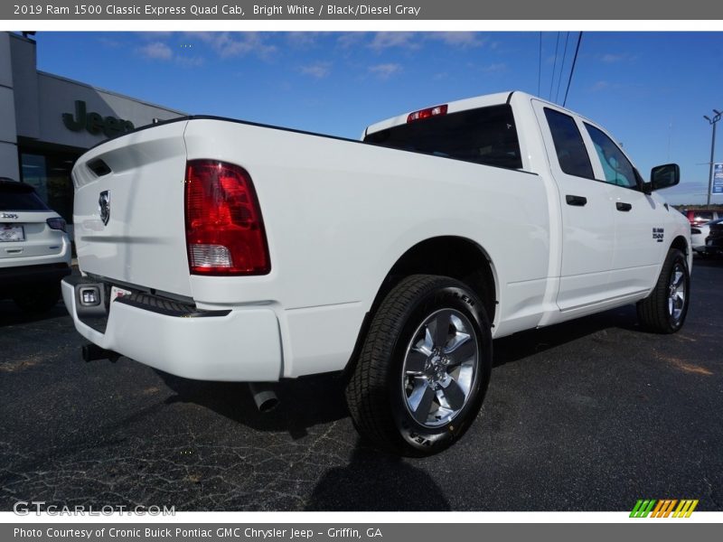 Bright White / Black/Diesel Gray 2019 Ram 1500 Classic Express Quad Cab