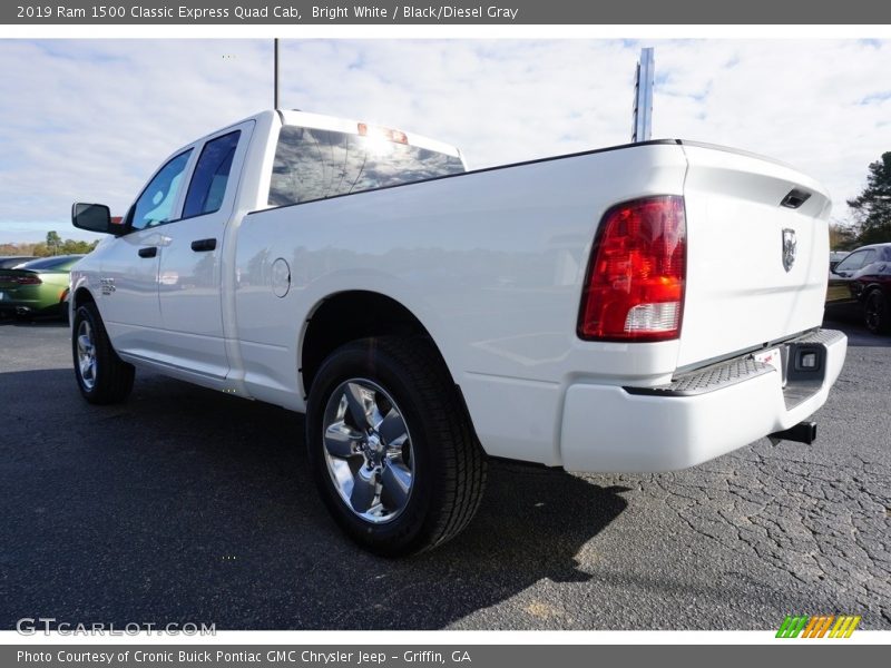 Bright White / Black/Diesel Gray 2019 Ram 1500 Classic Express Quad Cab