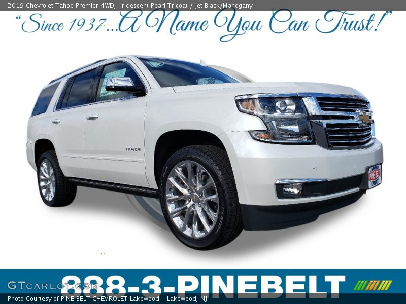 Iridescent Pearl Tricoat / Jet Black/Mahogany 2019 Chevrolet Tahoe Premier 4WD