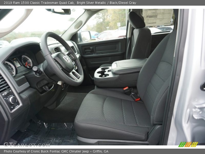 Bright Silver Metallic / Black/Diesel Gray 2019 Ram 1500 Classic Tradesman Quad Cab