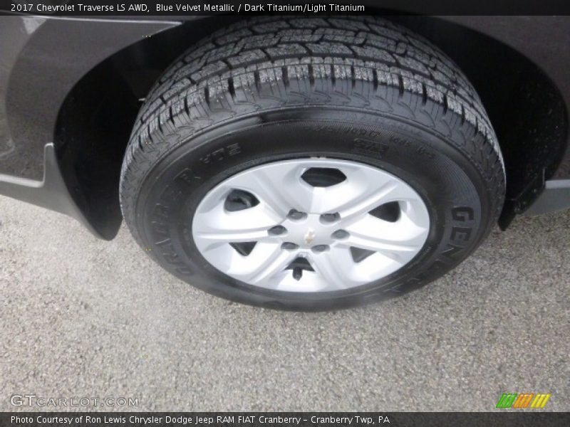 Blue Velvet Metallic / Dark Titanium/Light Titanium 2017 Chevrolet Traverse LS AWD