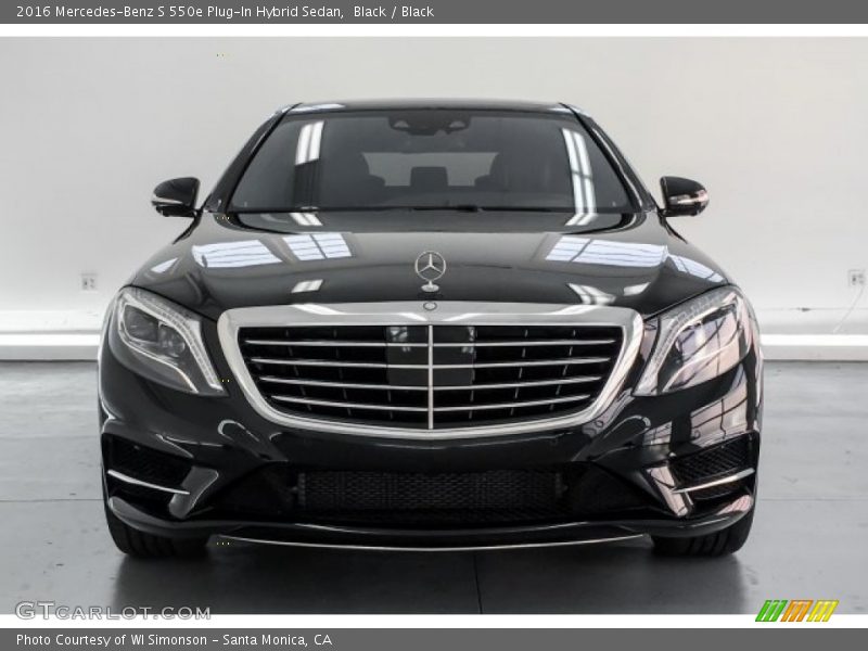 Black / Black 2016 Mercedes-Benz S 550e Plug-In Hybrid Sedan