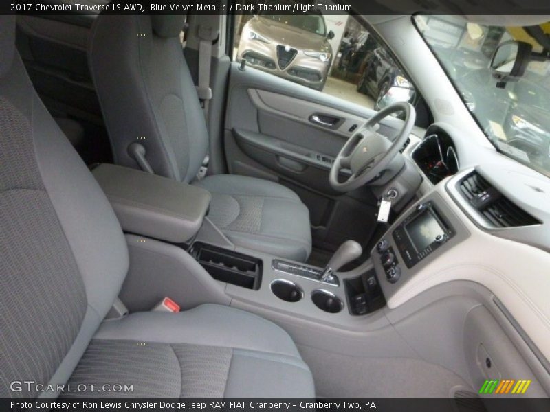 Blue Velvet Metallic / Dark Titanium/Light Titanium 2017 Chevrolet Traverse LS AWD