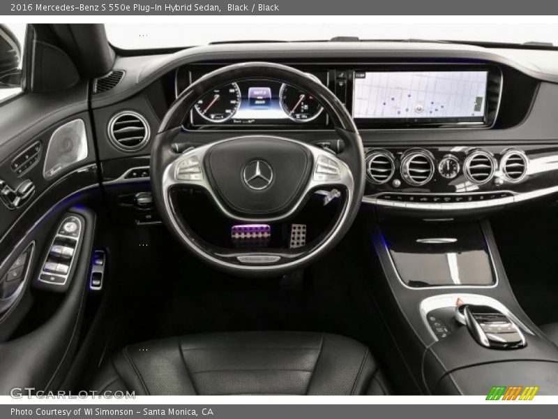 Black / Black 2016 Mercedes-Benz S 550e Plug-In Hybrid Sedan